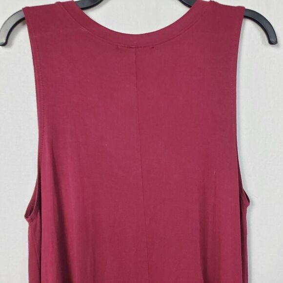 Forever 21 1x Plus Burgundy T-Shirt Dress - Picture 5 of 7